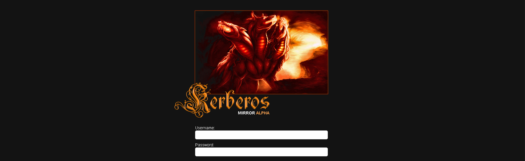 Kerberos Darknet Market Platform Interface